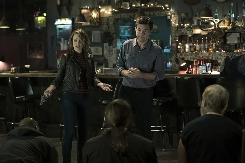 Jason Bateman and Rachel McAdams in Game Night (2018)